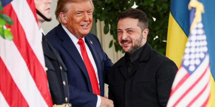 ببینید | درخواست علنی زلنسکی از رئیس‌جمهور آمریکا: به جنگ اوکراین پایان دهید