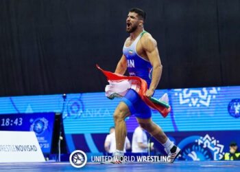 کشتی آزاد زیر ۲۳ سال ایران نایب قهرمان جهان شد