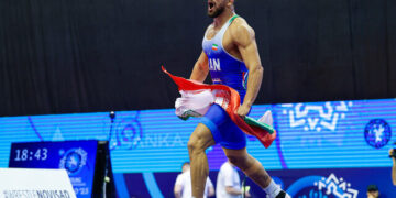 کشتی آزاد زیر ۲۳ سال ایران نایب قهرمان جهان شد