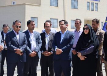 کلنگ احداث مجتمع فرهنگیان در شهرستان بافت به زمین زده شد